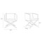 Manhattan Comfort Hollywood Lounge Accent Chair in Orange and Polished Chrome AC050-OR - alternate 6